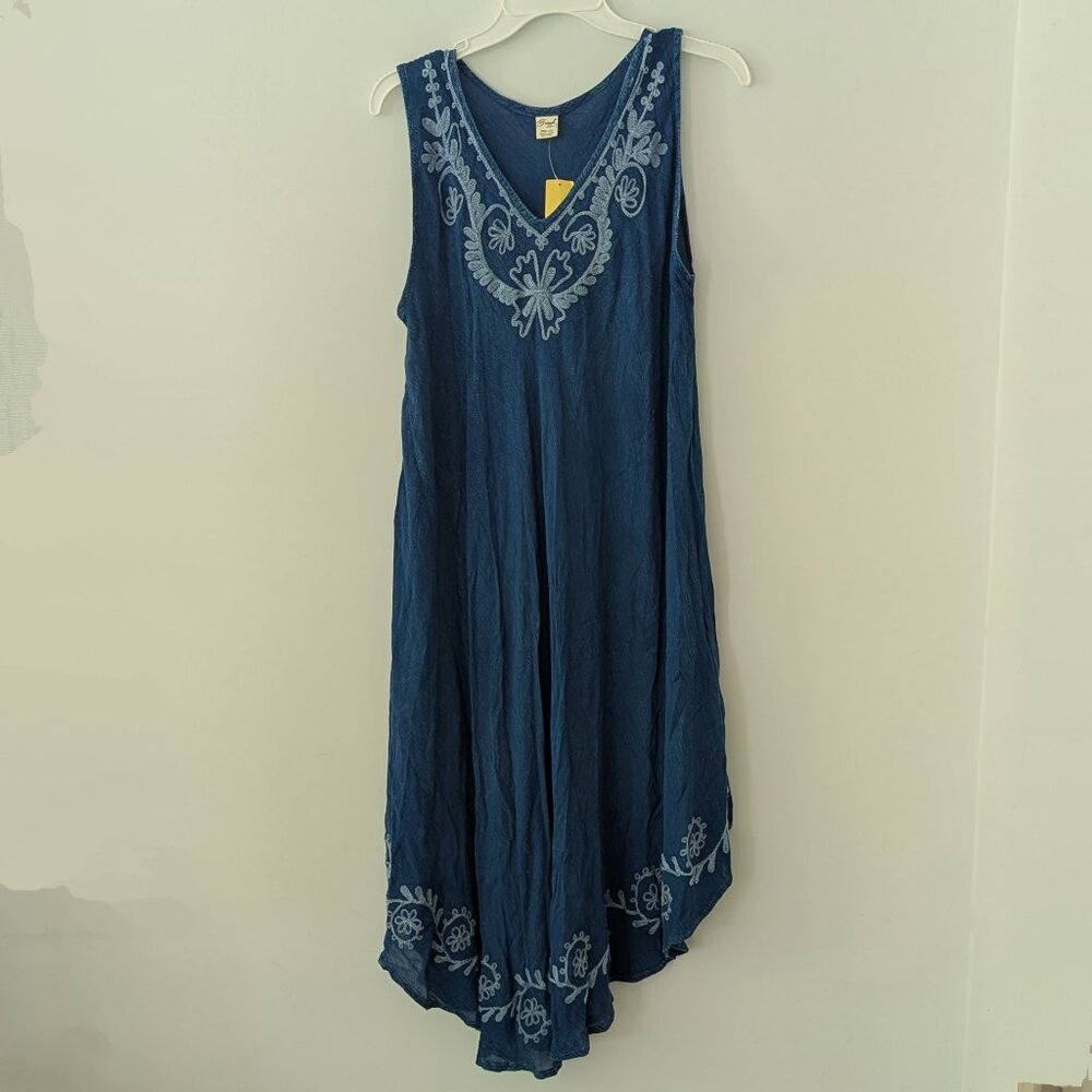 NWT Beach by Exist Embroided Coverup Dress
